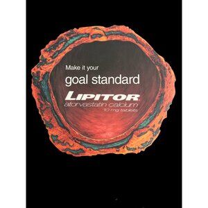 Lipitor Mouse Pad, Pharmaceutical Rep Collectibles, Doctor's Office‎ Computers